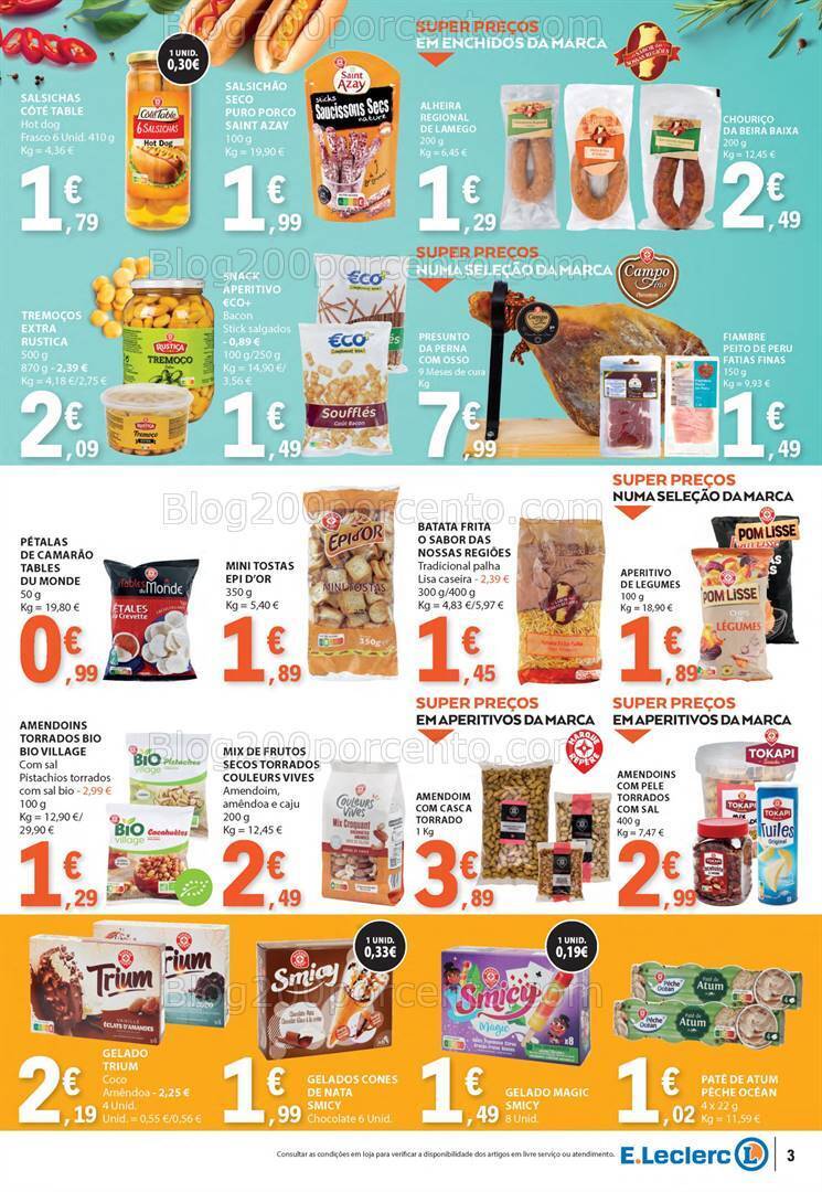 Antevisão Folheto E-LECLERC Especial Churrasco Promoções de 4 a 16 junho