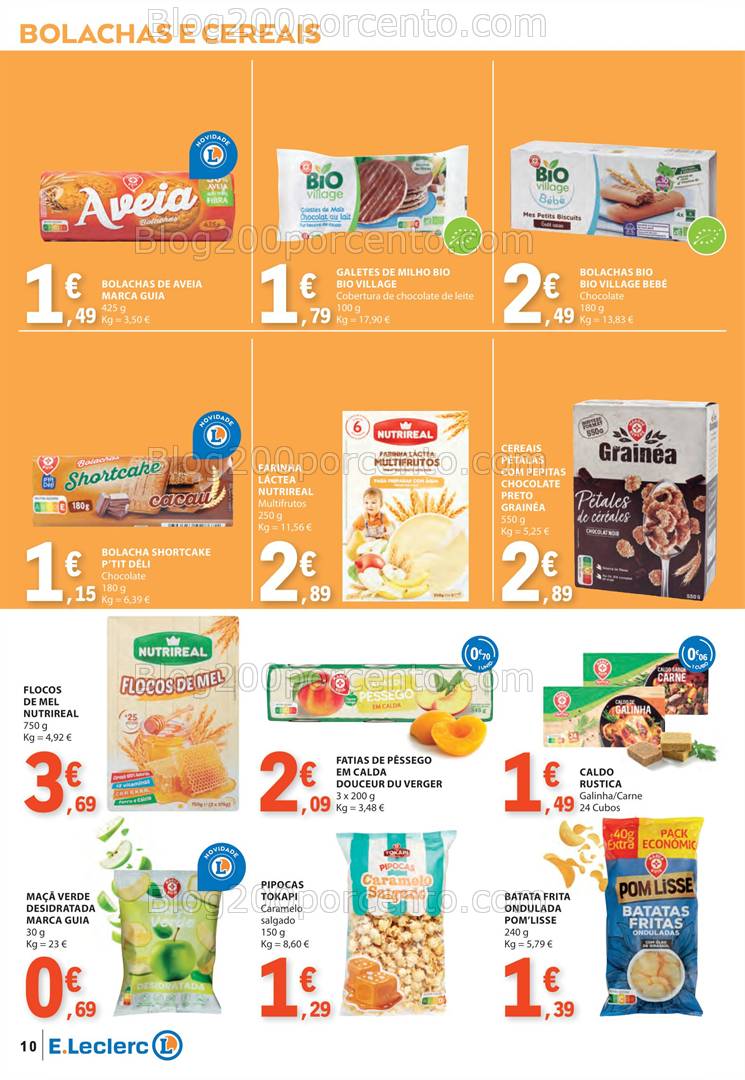 Antevisão Folheto E-LECLERC Especial Marca Guia Promoções de 18 a 30 março