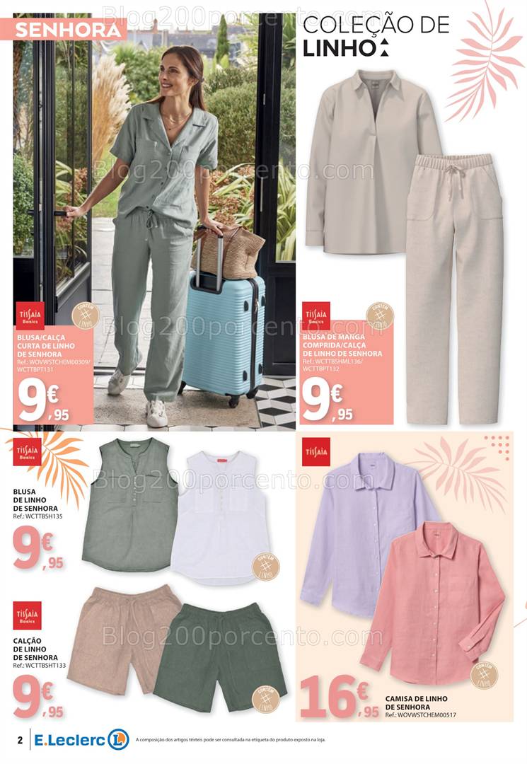 Antevisão Folheto E-LECLERC Especial Moda Primavera Verão Promoções de 13 a 25 maio all