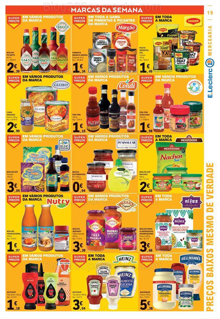 Antevisão Folheto E-LECLERC Promoções de 12 a 18 outubro