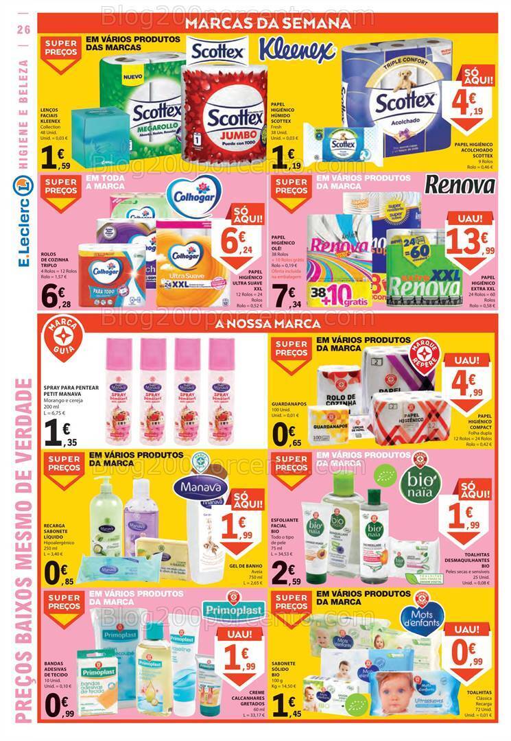 Antevisão Folheto E-LECLERC Promoções de 12 a 18 outubro