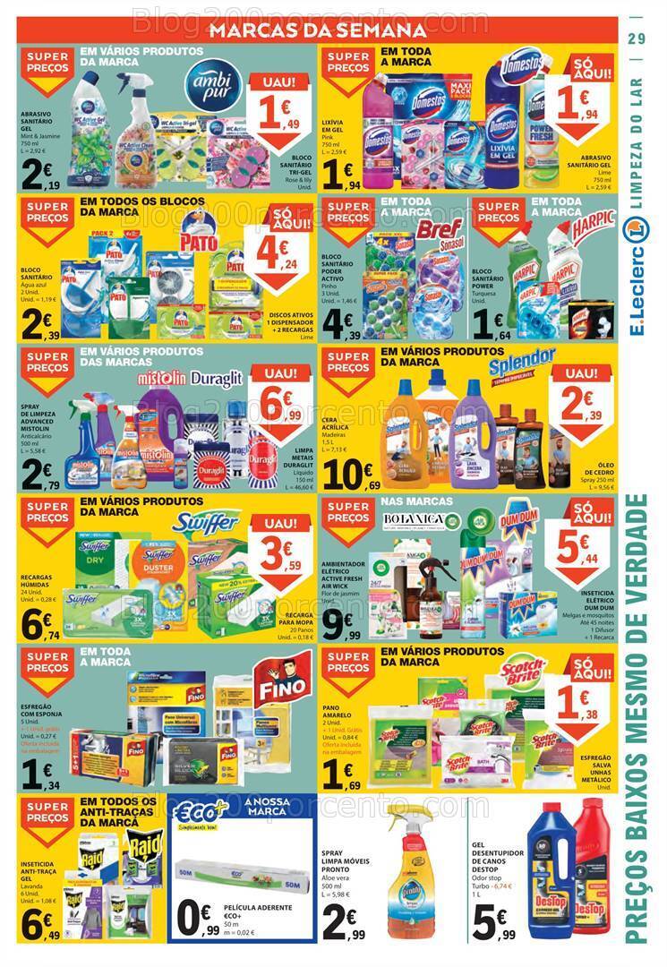 Antevisão Folheto E-LECLERC Promoções de 12 a 18 outubro