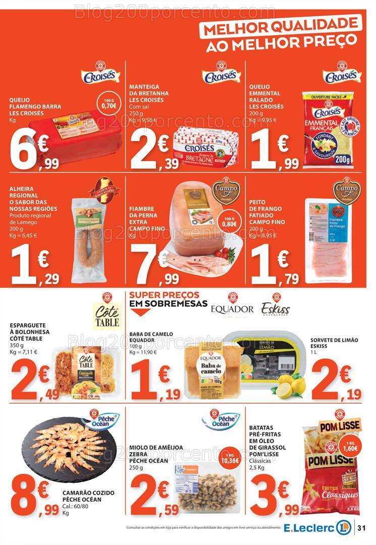 Antevisão Folheto E-LECLERC Promoções de 13 a 19 junho