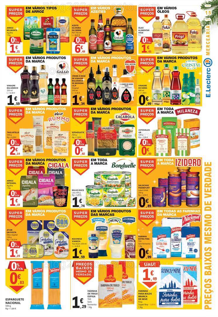 Antevisão Folheto E-LECLERC Promoções de 14 a 20 dezembro