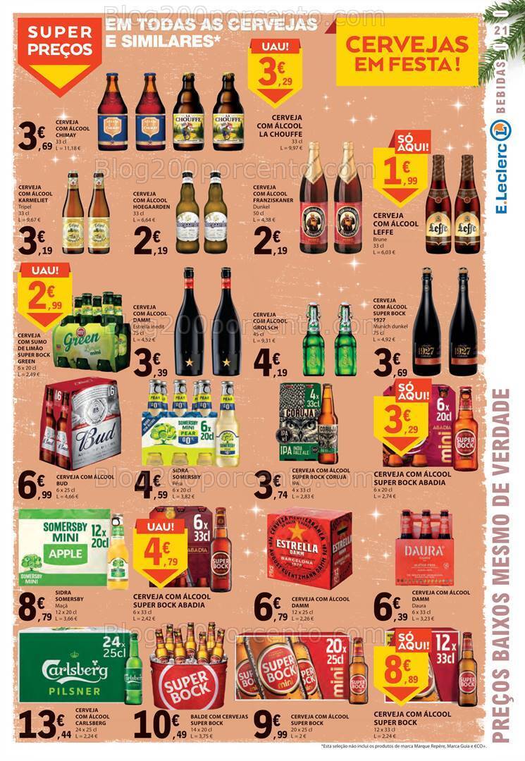 Antevisão Folheto E-LECLERC Promoções de 14 a 20 dezembro