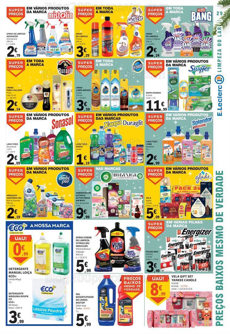 Antevisão Folheto E-LECLERC Promoções de 14 a 20 dezembro
