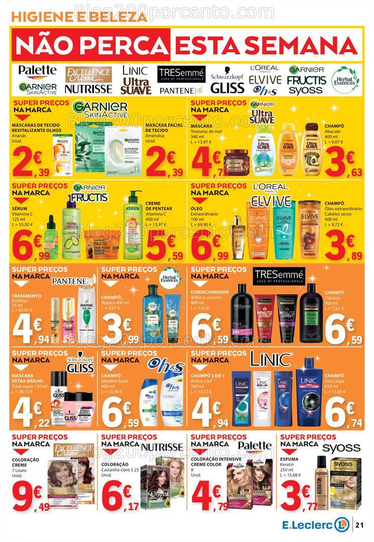 Antevisão Folheto E-LECLERC Promoções de 14 a 20 novembro