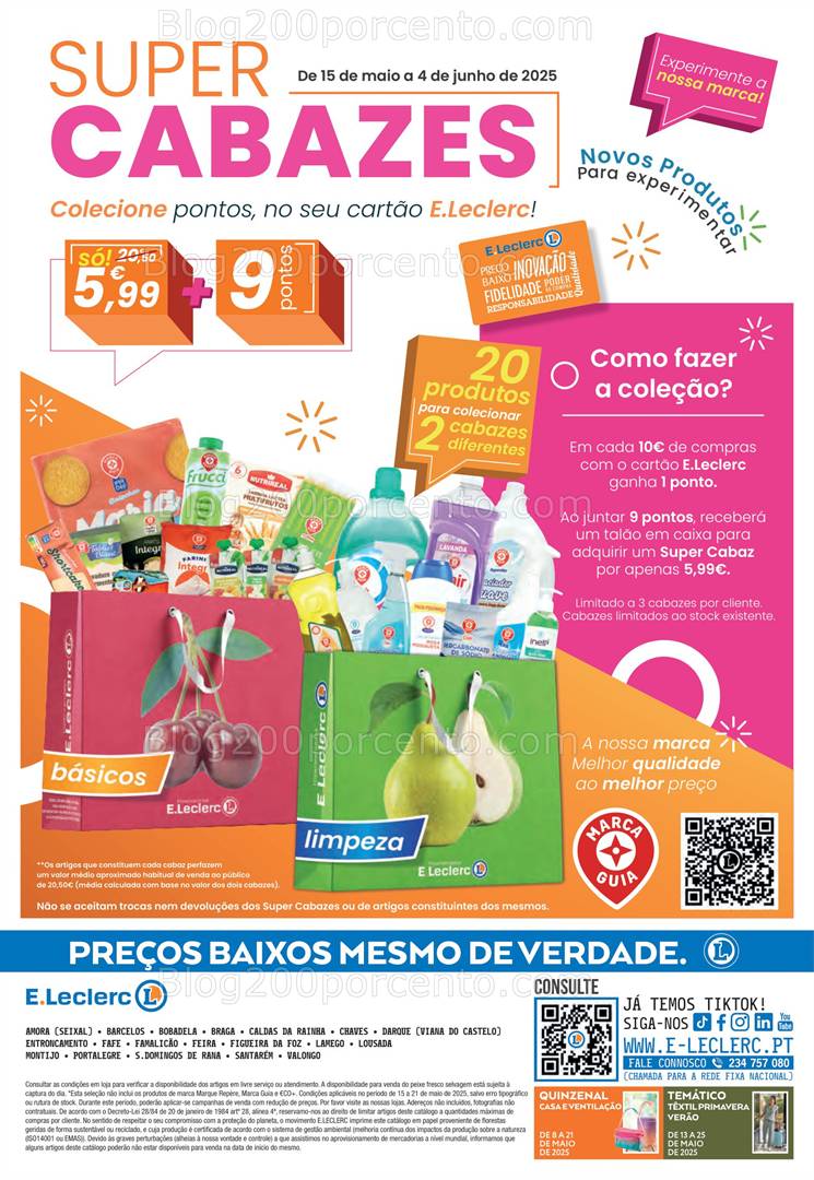 Antevisão Folheto E-LECLERC Promoções de 15 a 21 maio guia