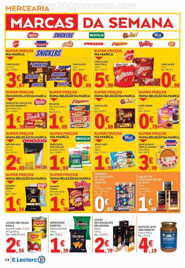 Antevisão Folheto E-LECLERC Promoções de 16 a 22 maio