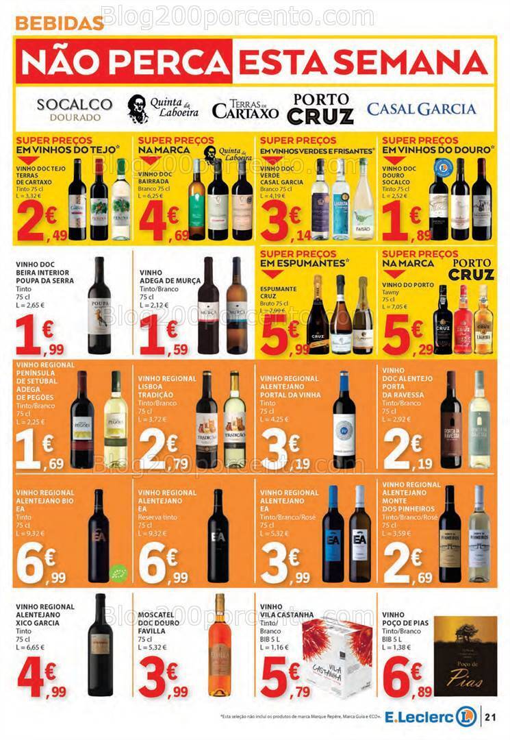 Antevisão Folheto E-LECLERC Promoções de 16 a 22 maio