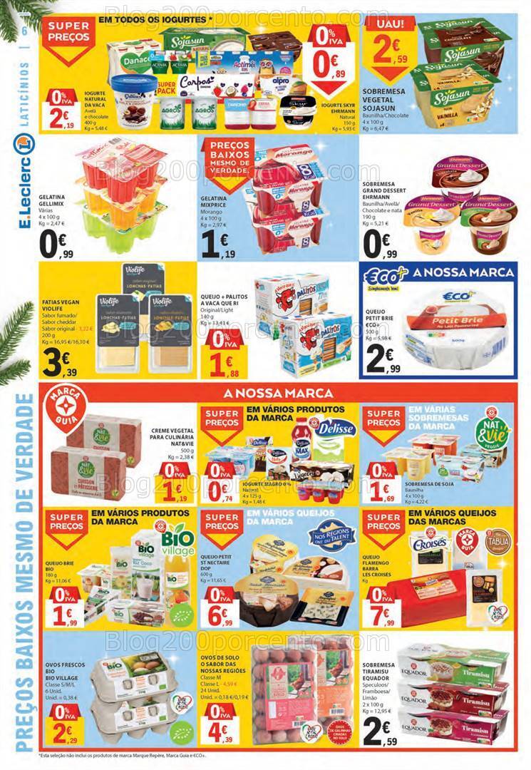 Antevisão Folheto E-LECLERC Promoções de 16 a 22 novembro