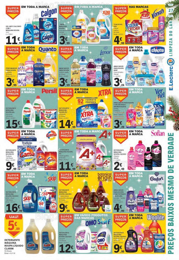 Antevisão Folheto E-LECLERC Promoções de 16 a 22 novembro