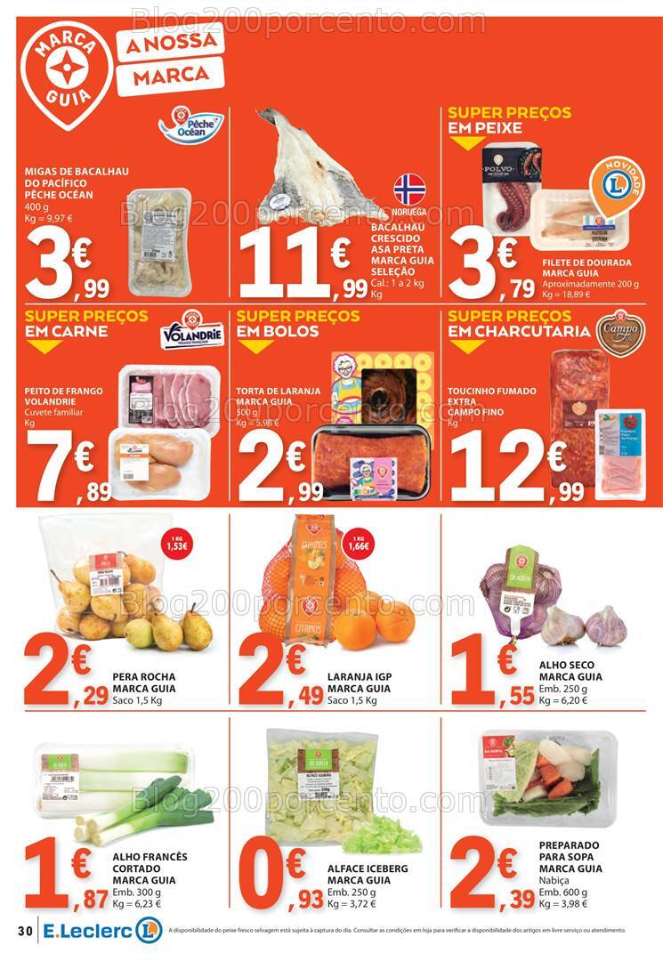Antevisão Folheto E-LECLERC Promoções de 17 a 23 outubro