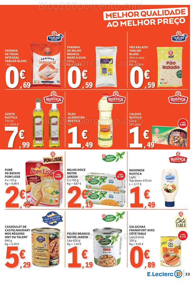 Antevisão Folheto E-LECLERC Promoções de 17 a 23 outubro