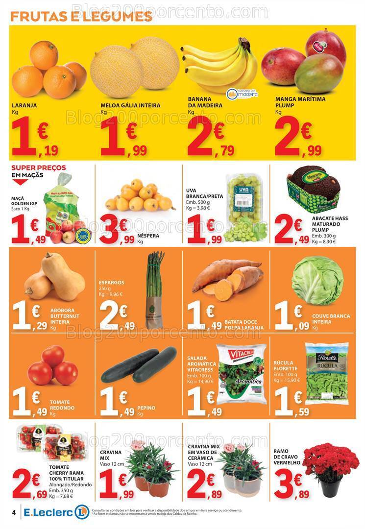 Antevisão Folheto E-LECLERC Promoções de 18 a 24 abril