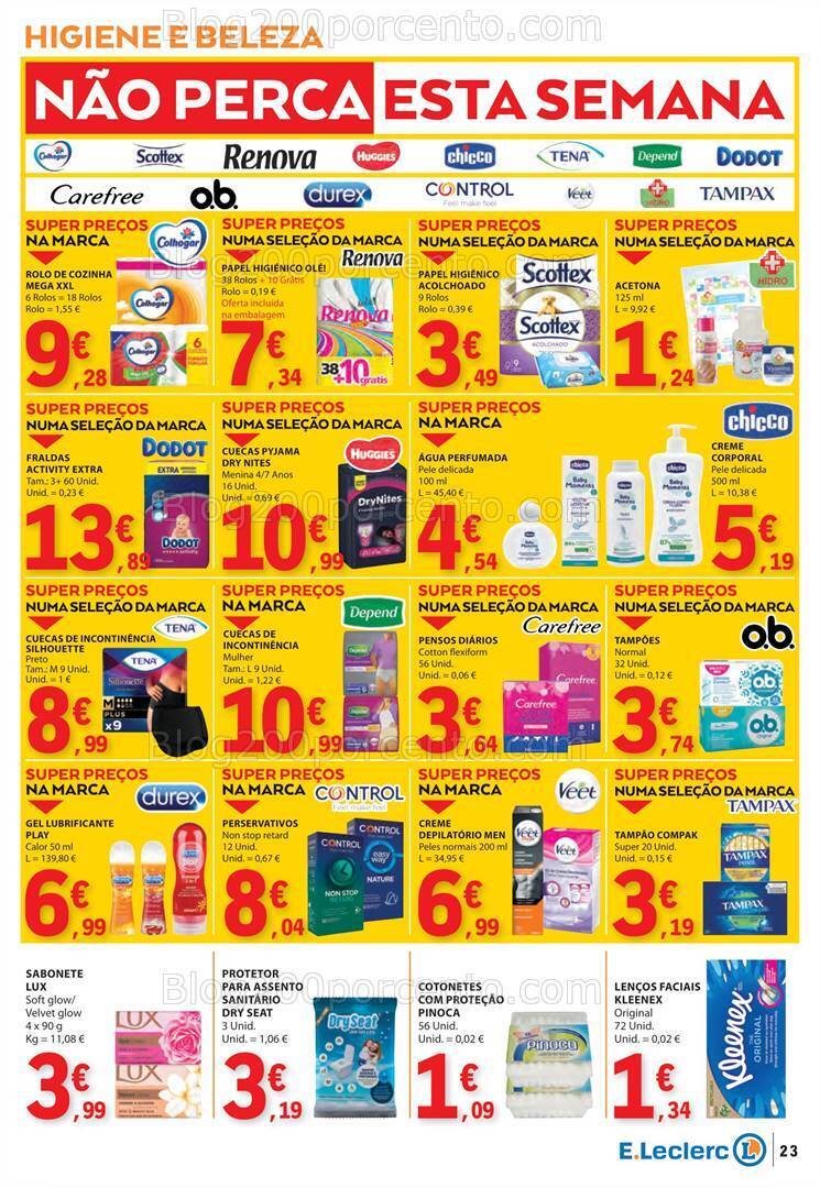 Antevisão Folheto E-LECLERC Promoções de 18 a 24 abril