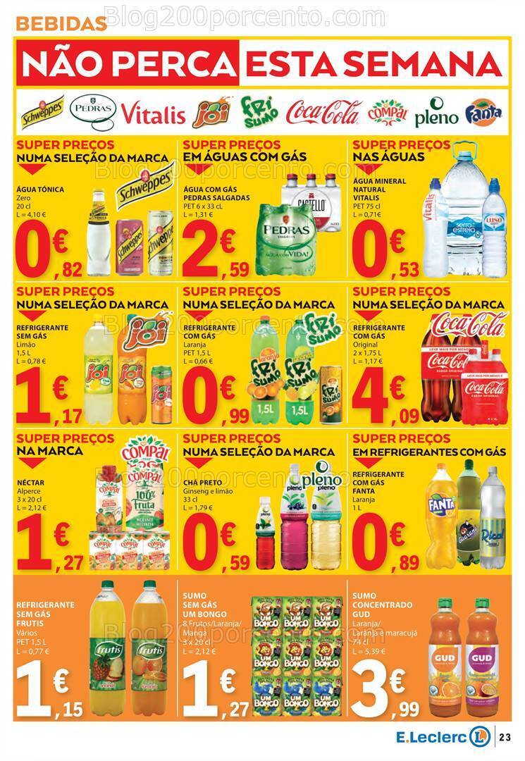 Antevisão Folheto E-LECLERC Promoções de 1 a 7 fevereiro