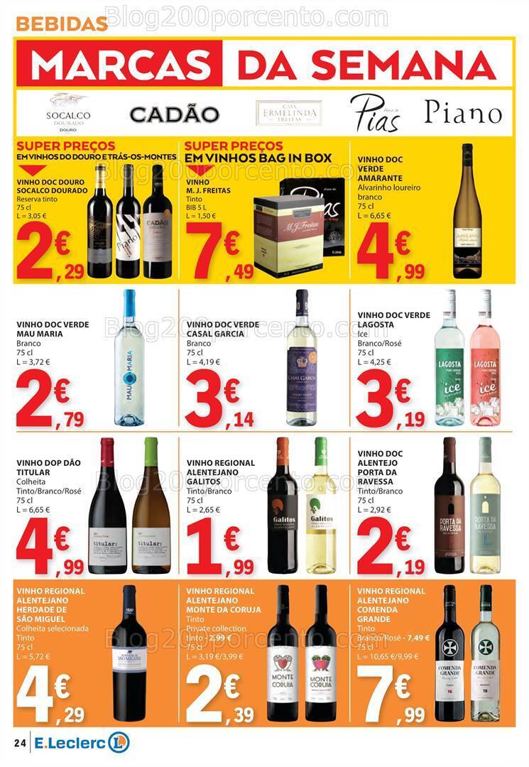 Antevisão Folheto E-LECLERC Promoções de 1 a 7 fevereiro