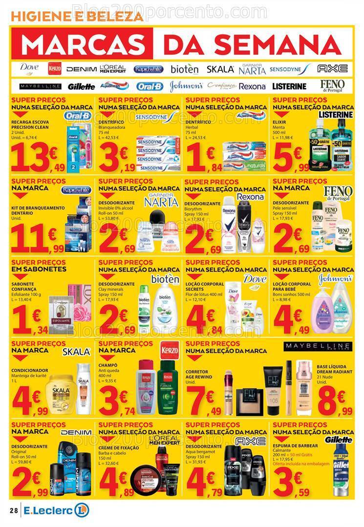 Antevisão Folheto E-LECLERC Promoções de 1 a 7 fevereiro