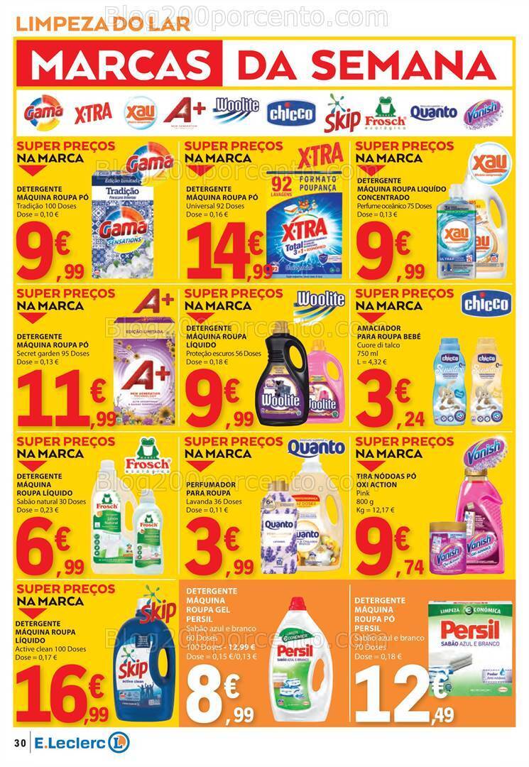 Antevisão Folheto E-LECLERC Promoções de 1 a 7 fevereiro