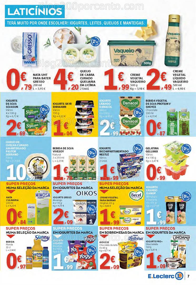 Antevisão Folheto E-LECLERC Promoções de 20 a 26 março