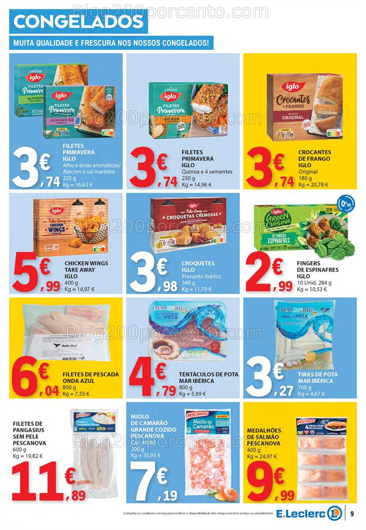 Antevisão Folheto E-LECLERC Promoções de 20 a 26 março