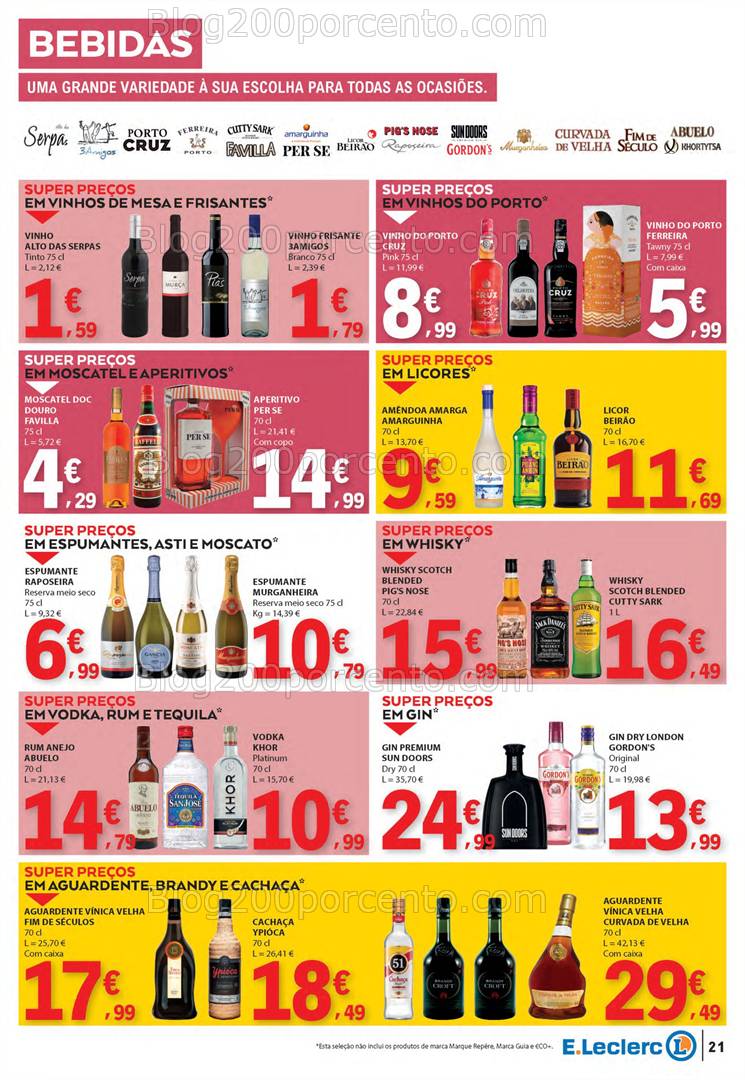 Antevisão Folheto E-LECLERC Promoções de 20 a 26 março