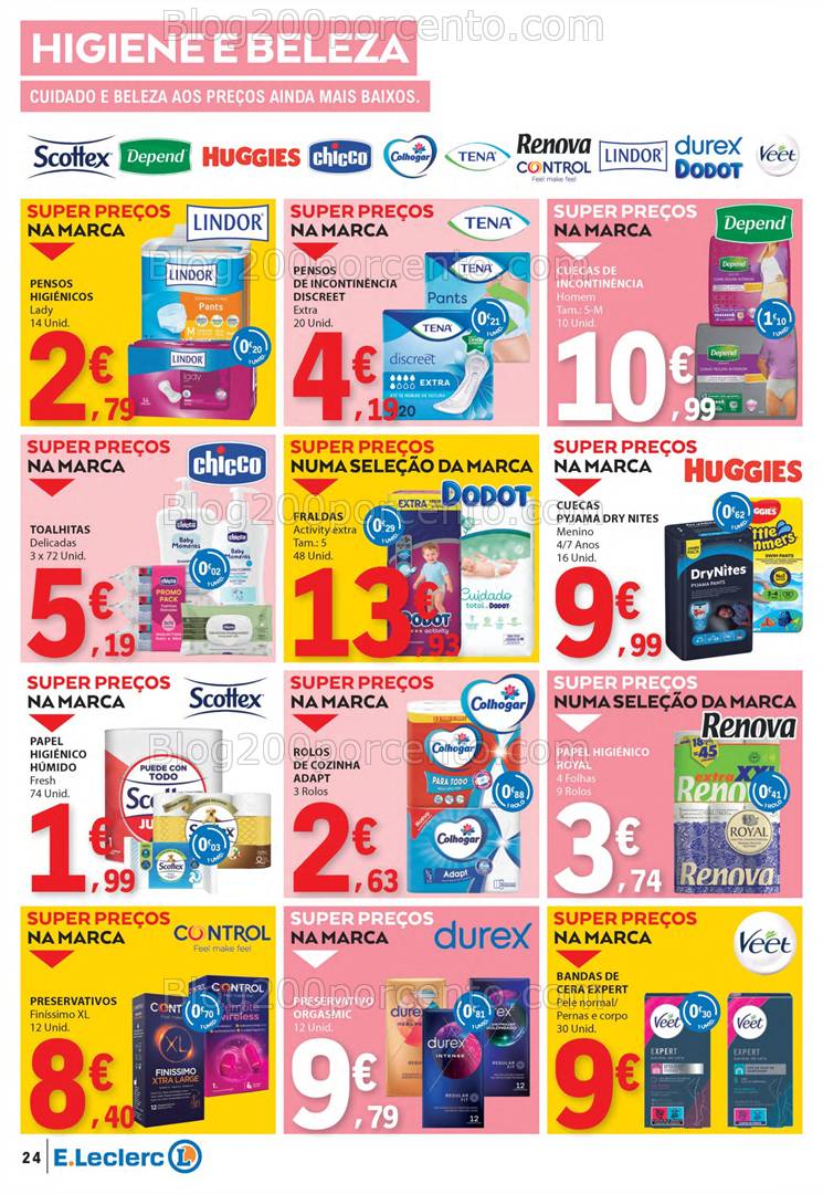 Antevisão Folheto E-LECLERC Promoções de 20 a 26 março