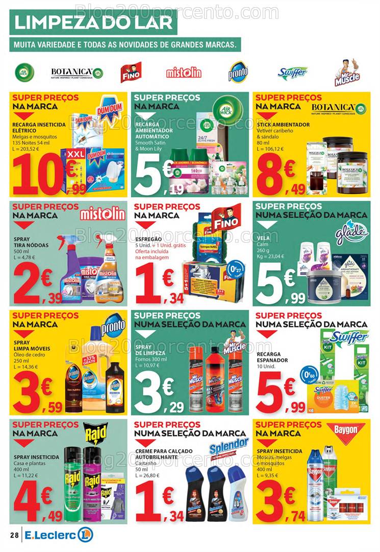 Antevisão Folheto E-LECLERC Promoções de 20 a 26 março