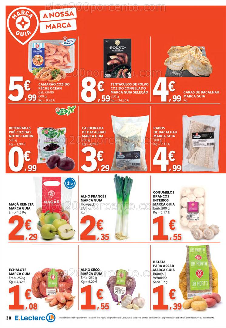 Antevisão Folheto E-LECLERC Promoções de 20 a 26 março