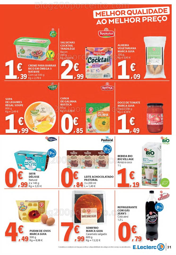 Antevisão Folheto E-LECLERC Promoções de 20 a 26 março