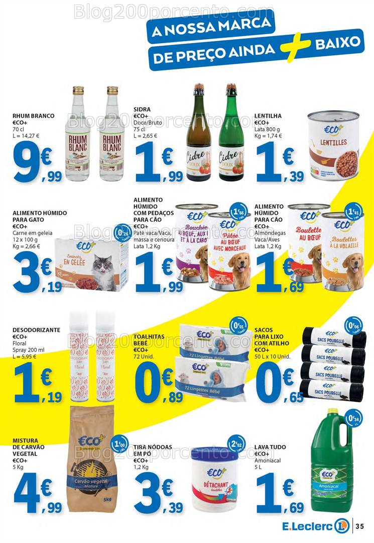 Antevisão Folheto E-LECLERC Promoções de 20 a 26 março