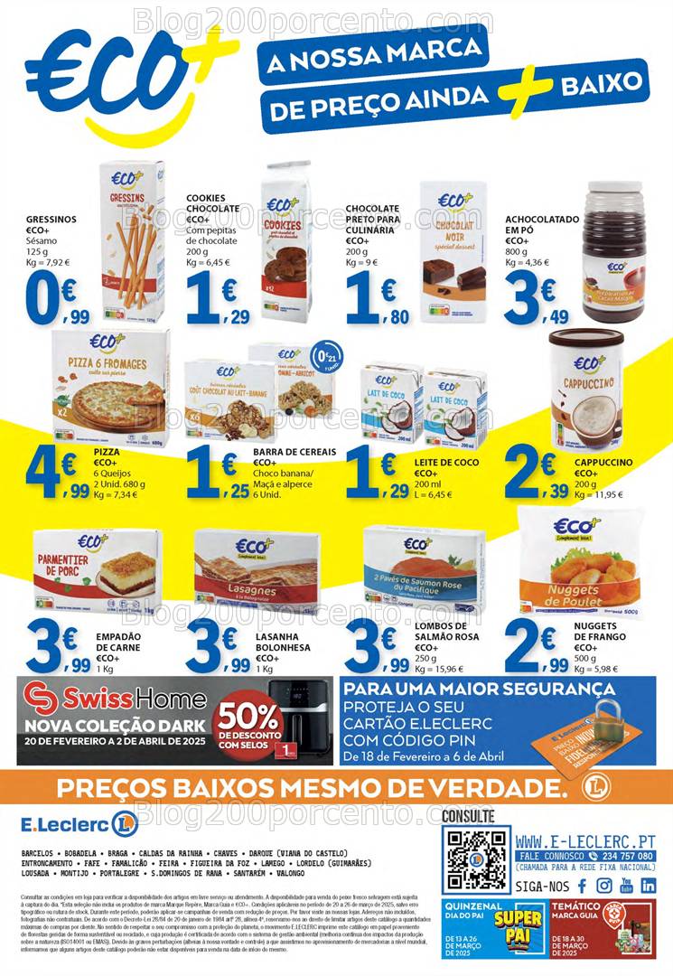 Antevisão Folheto E-LECLERC Promoções de 20 a 26 março
