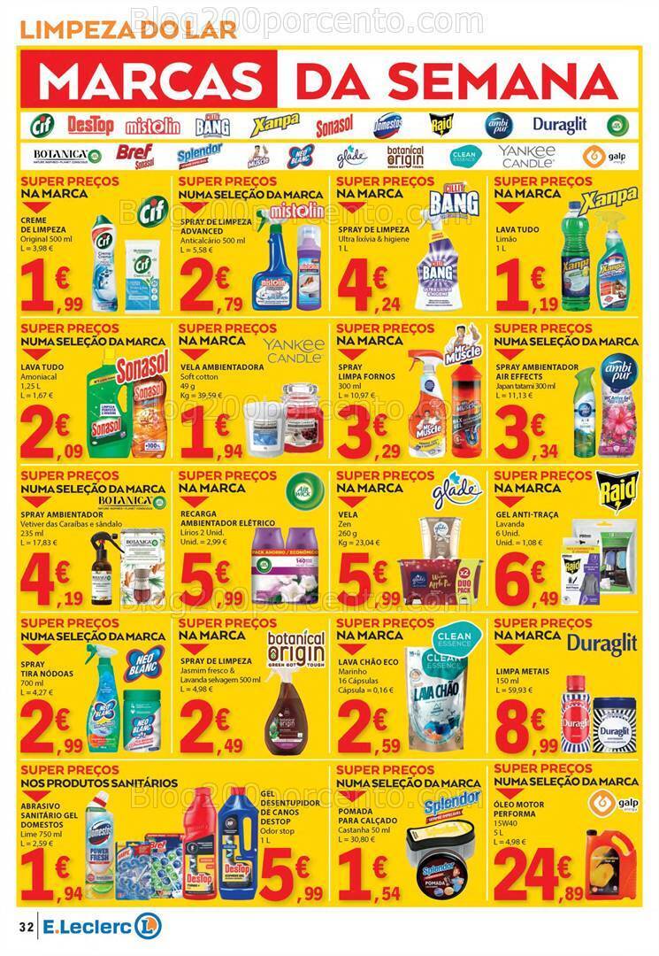 Antevisão Folheto E-LECLERC Promoções de 25 a 31 janeiro
