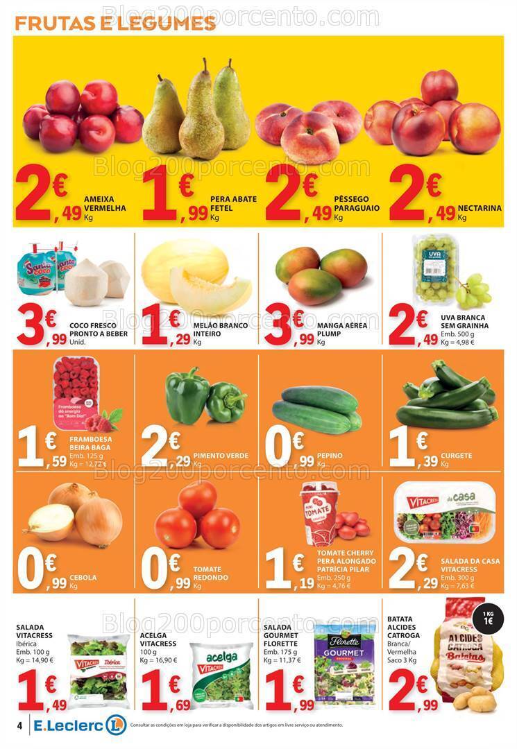 Antevisão Folheto E-LECLERC Promoções de 27 junho a 3 julho