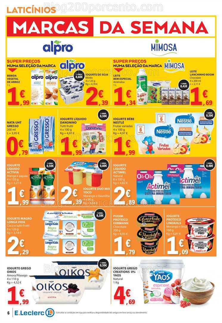 Antevisão Folheto E-LECLERC Promoções de 27 junho a 3 julho