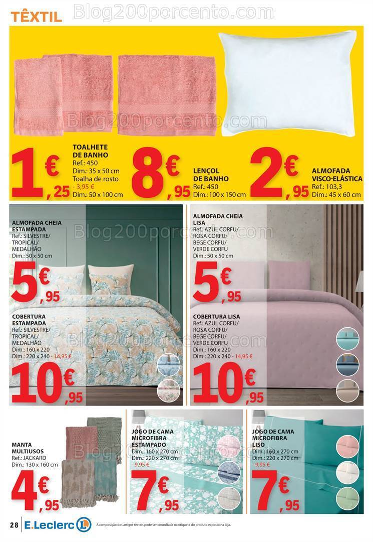 Antevisão Folheto E-LECLERC Promoções de 27 junho a 3 julho