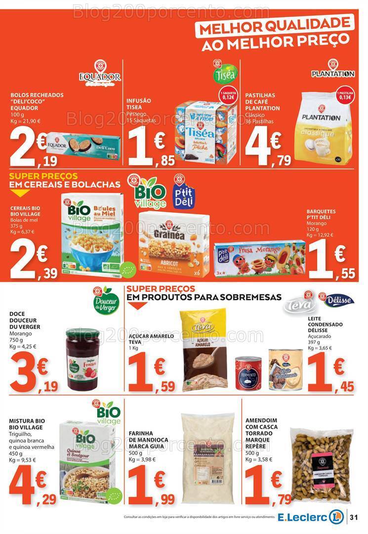 Antevisão Folheto E-LECLERC Promoções de 27 junho a 3 julho