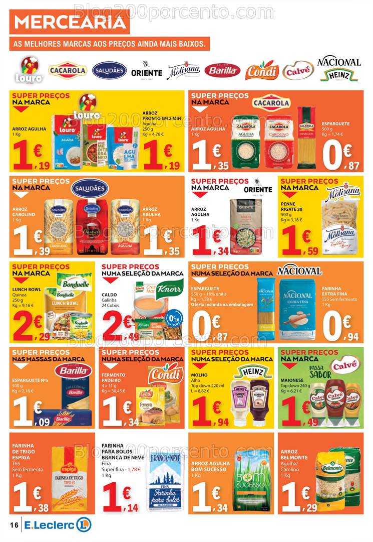 Antevisão Folheto E-LECLERC Promoções de 27 março a 2 abril