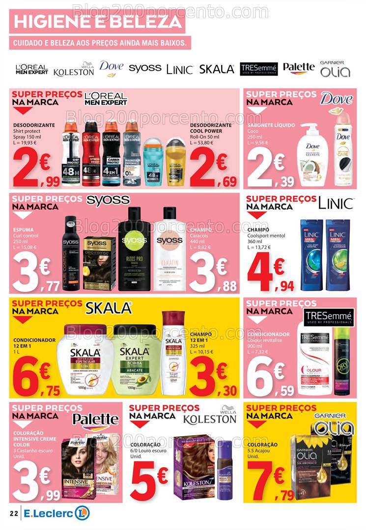 Antevisão Folheto E-LECLERC Promoções de 27 março a 2 abril