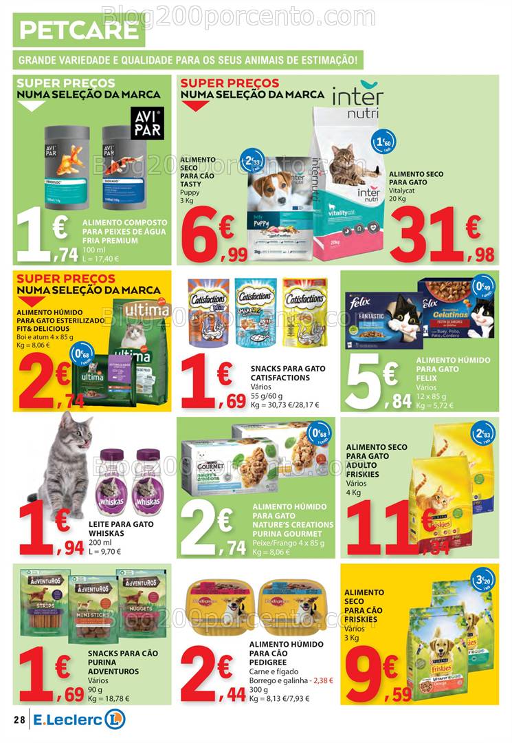 Antevisão Folheto E-LECLERC Promoções de 27 março a 2 abril