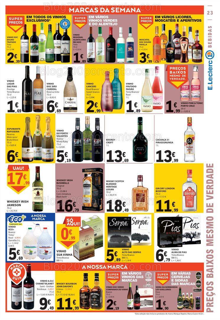 Antevisão Folheto E-LECLERC Promoções de 5 a 11 outubro