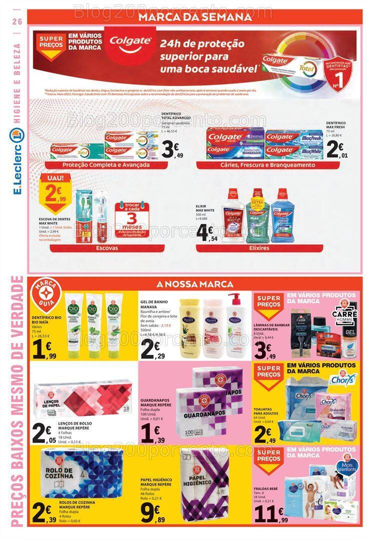 Antevisão Folheto E-LECLERC Promoções de 5 a 11 outubro