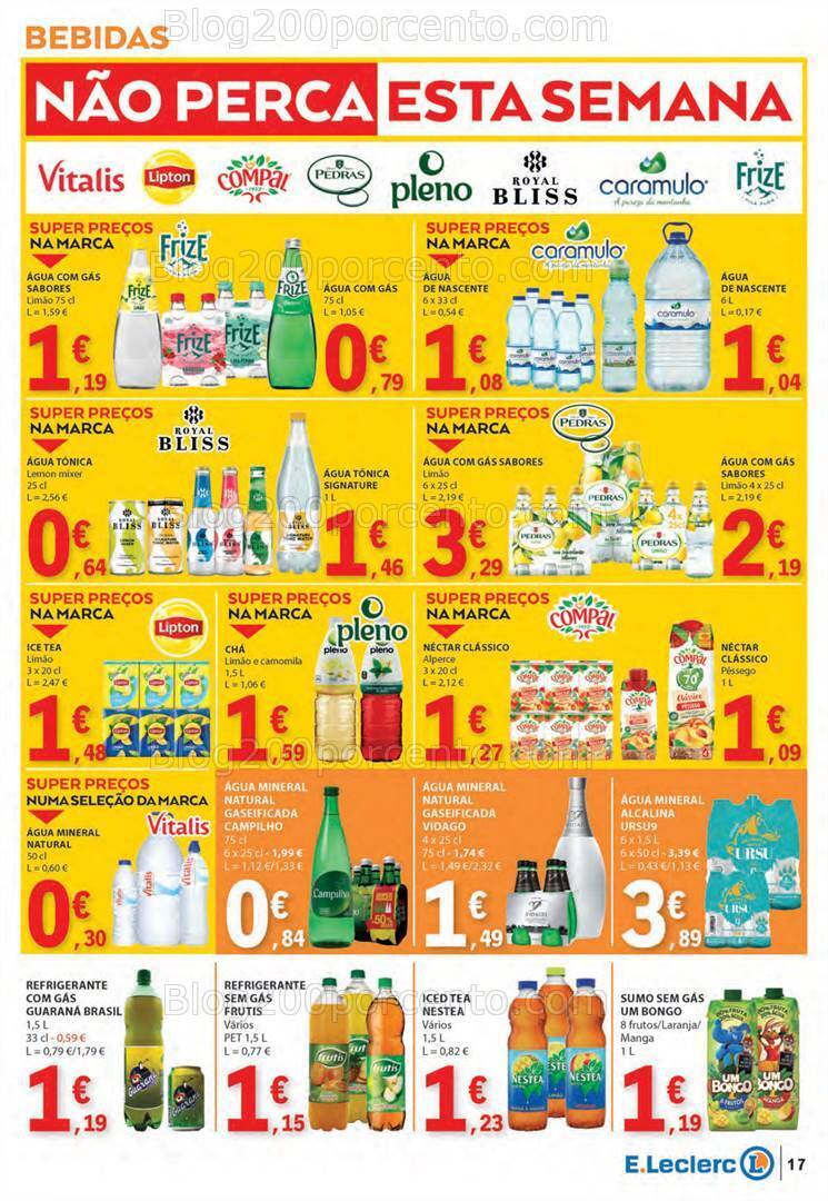 Antevisão Folheto E-LECLERC Promoções de 7 a 13 março
