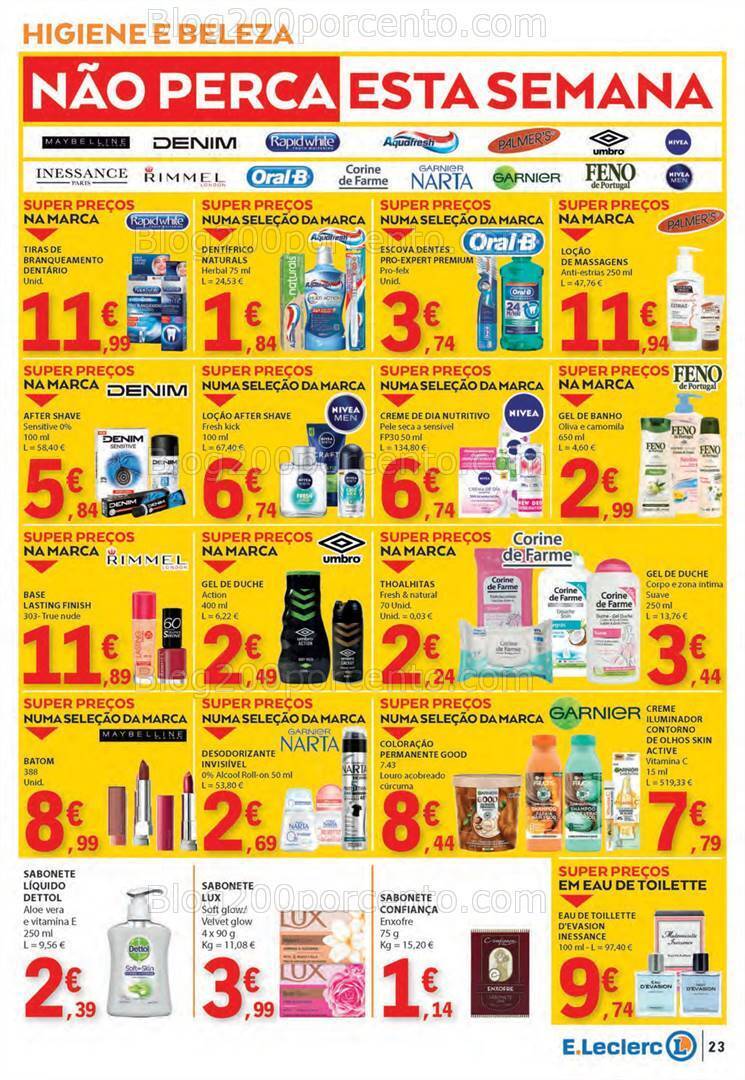 Antevisão Folheto E-LECLERC Promoções de 7 a 13 março