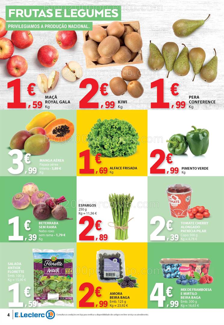 Antevisão Folheto E-LECLERC Promoções a partir de 8 a 14 maio all