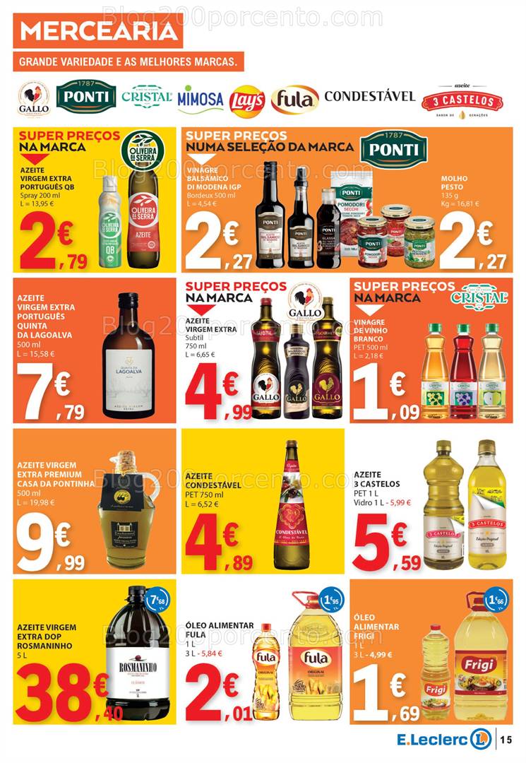Antevisão Folheto E-LECLERC Promoções a partir de 8 a 14 maio all