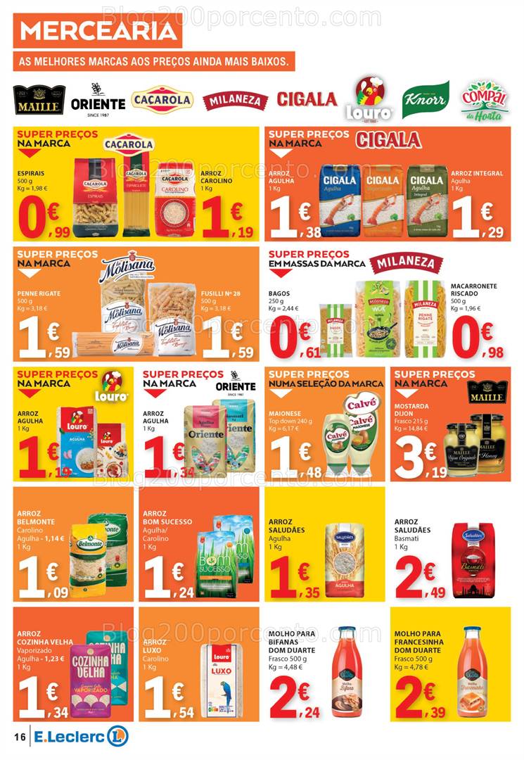 Antevisão Folheto E-LECLERC Promoções a partir de 8 a 14 maio all