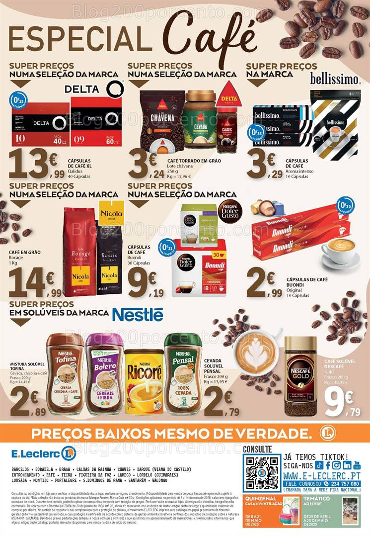 Antevisão Folheto E-LECLERC Promoções a partir de 8 a 14 maio all