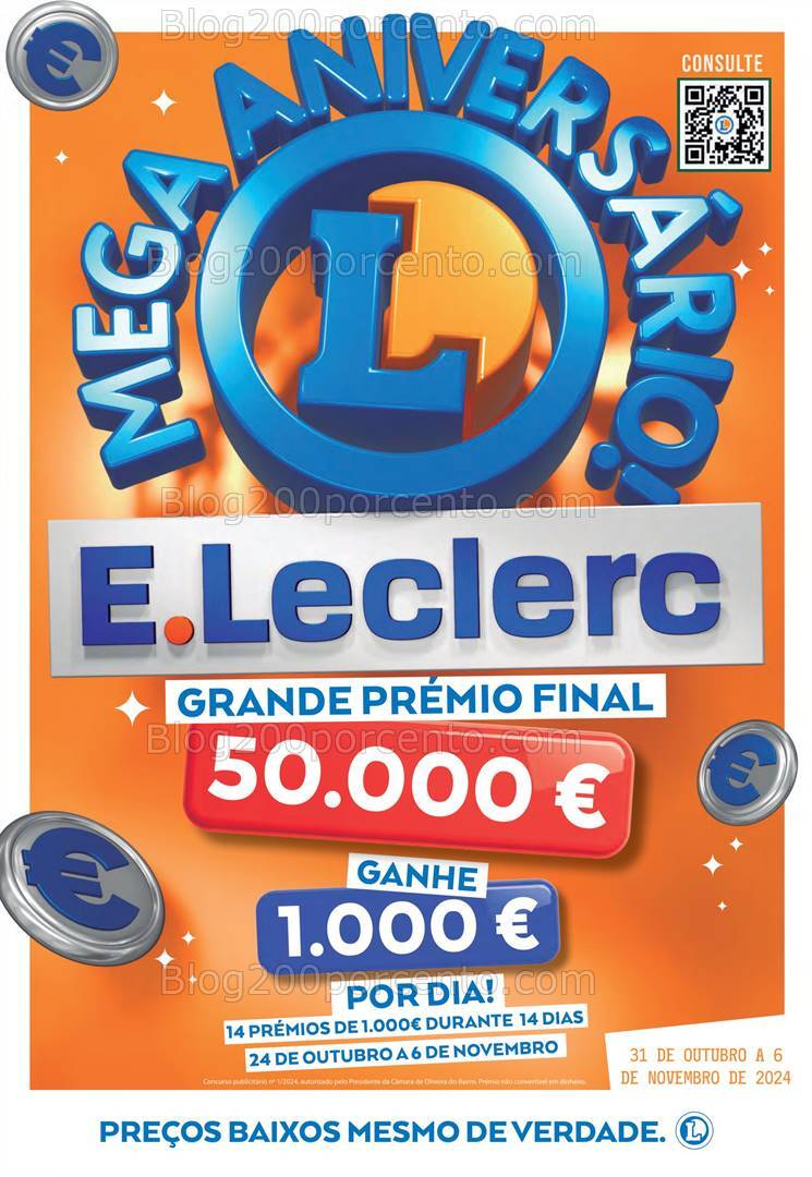 Antevisão Folheto E-LECLERC Promoções de 31 outubro a 6 novembro